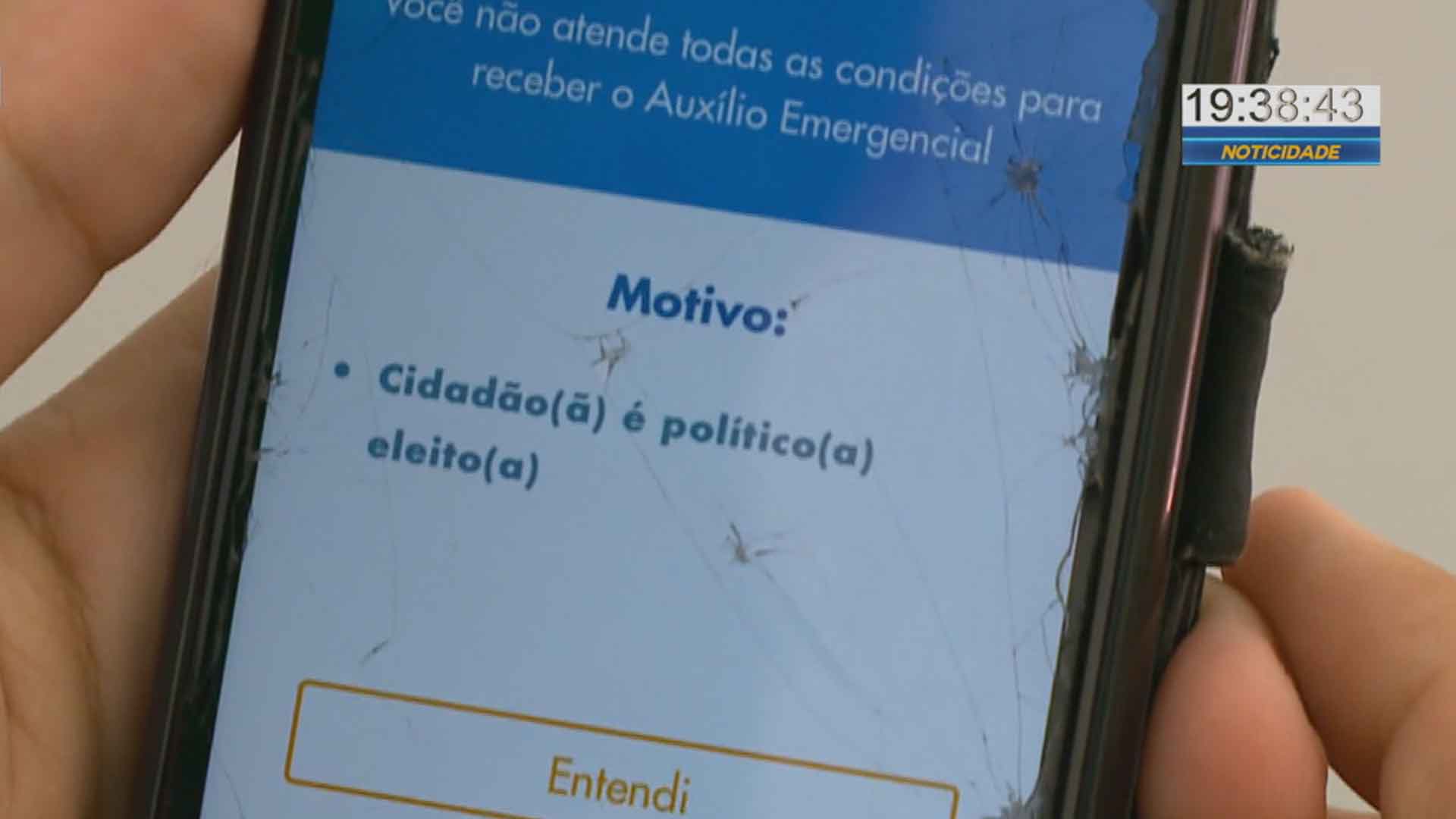 Cidadãos têm auxílio emergencial negado pelo Governo