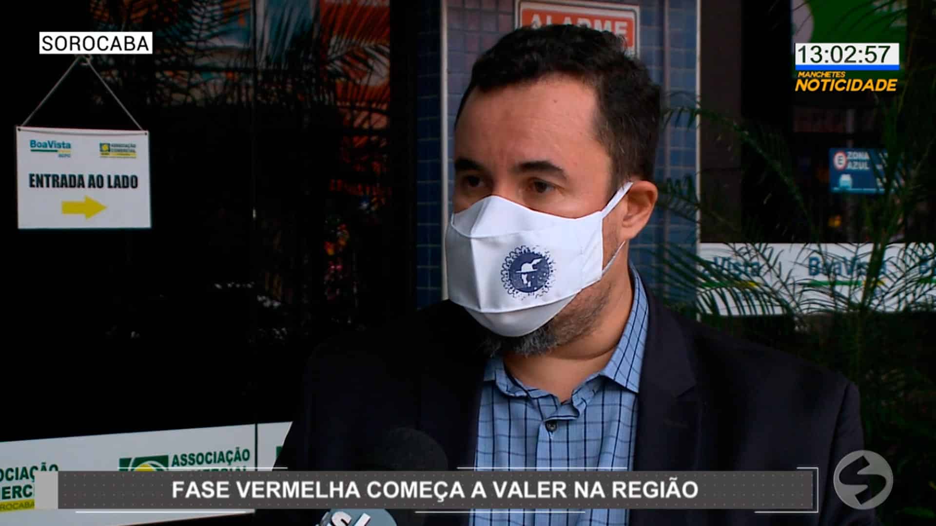 Sorocaba começa a semana na fase vermelha