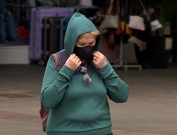 chegada frio