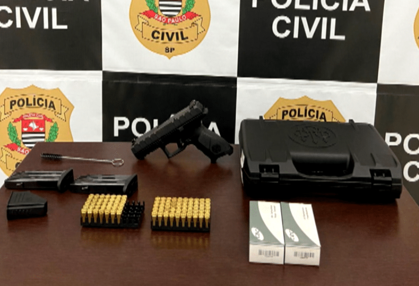 arma apreendida