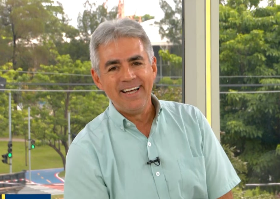 Imagem de Maur&iacute;cio Gardenal, ex-diretor comercial da empresa, em entrevista ao Primeiro Impacto Regional.