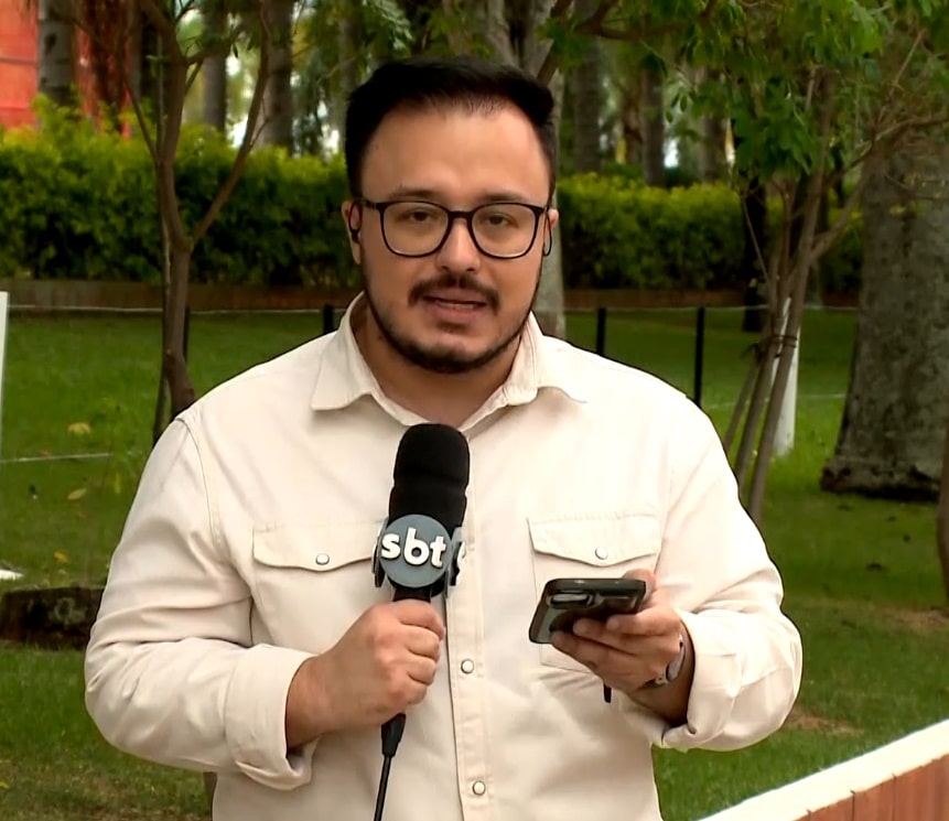 Rep&oacute;rter Edilson Junior falando sobre o assunto.