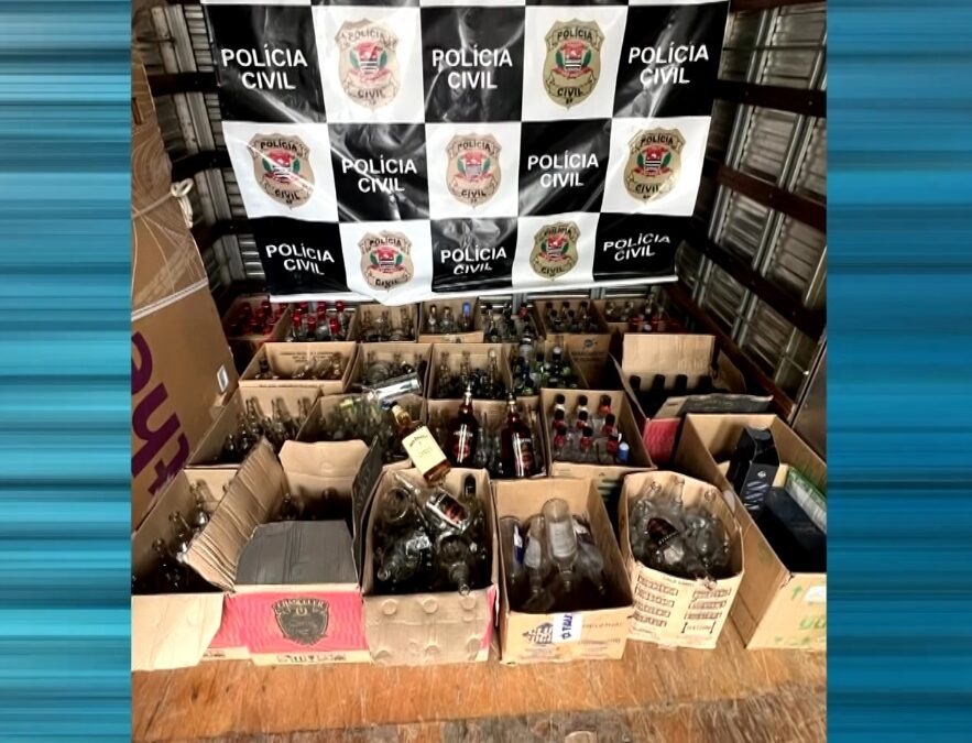 Polícia Civil apreende bebidas falsificadas em Itapetininga