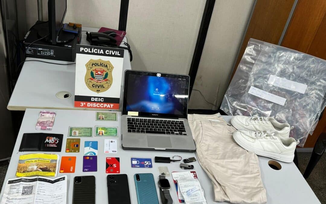 Suspeito de roubo em Jundiaí é preso em Taboão da Serra pela Polícia Civil