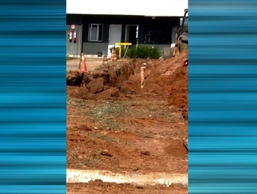 Imagem onde aconteceu o soterramento em empresa de Jundia&iacute;.
