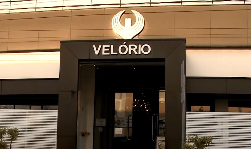 Local do vel&oacute;rio da v&iacute;tima do acidente da Avenida Ipanema.