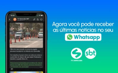 TV Sorocaba SBT lança canal de notícias no Whatsapp