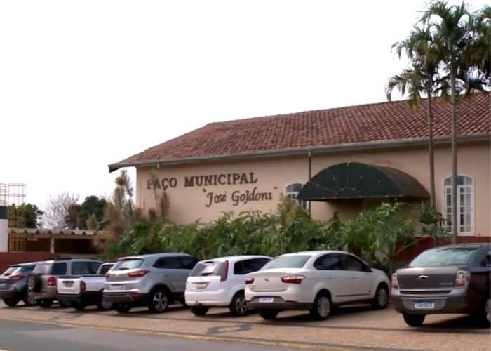 Fachada do Pa&ccedil;o Municipal de Jumirim.