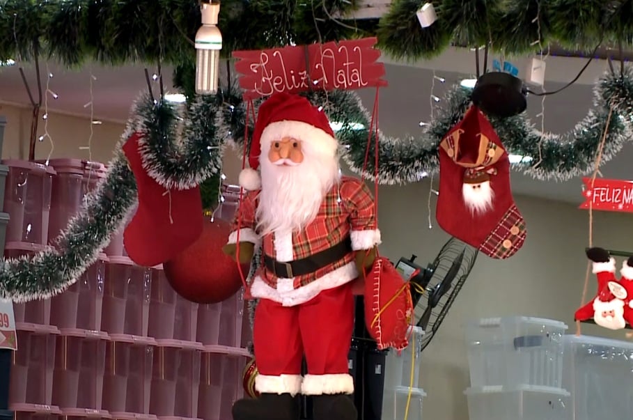 Decora&ccedil;&atilde;o de Papai Noel.