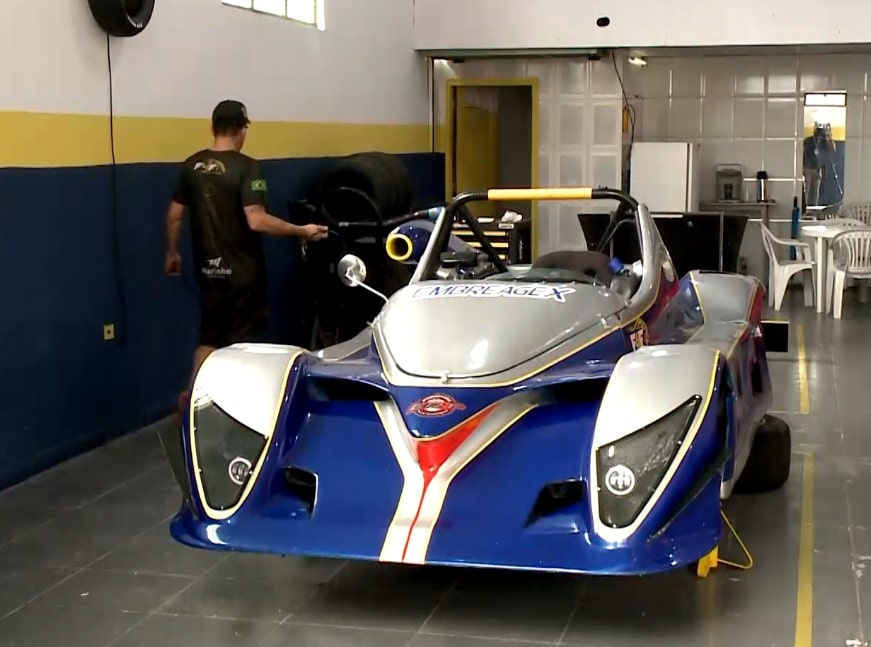 Carro da equipe que vai participar do GP de SP 1000 Milhas.