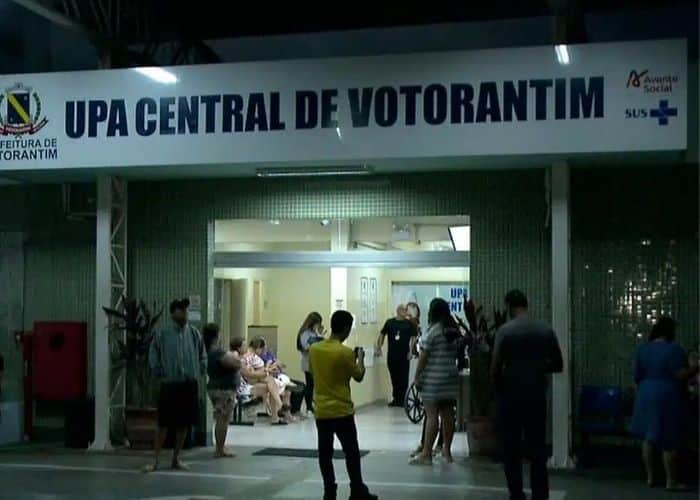 Fachada da UPA de Votorantim.