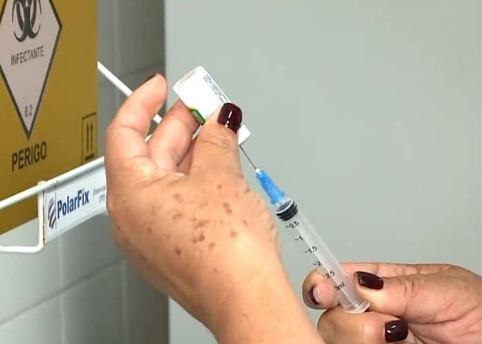 Vacina contra o HPV.
