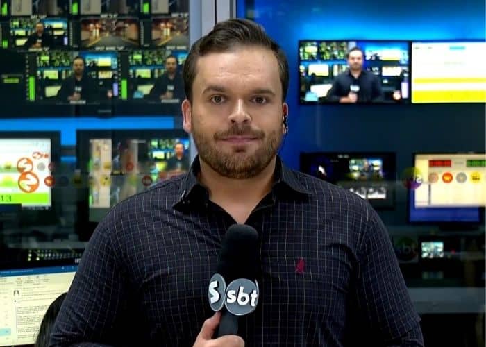Rep&oacute;rter David Henrique falando sobre.