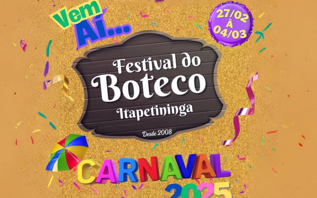 Confira a programação do Carnaval em Itapetininga