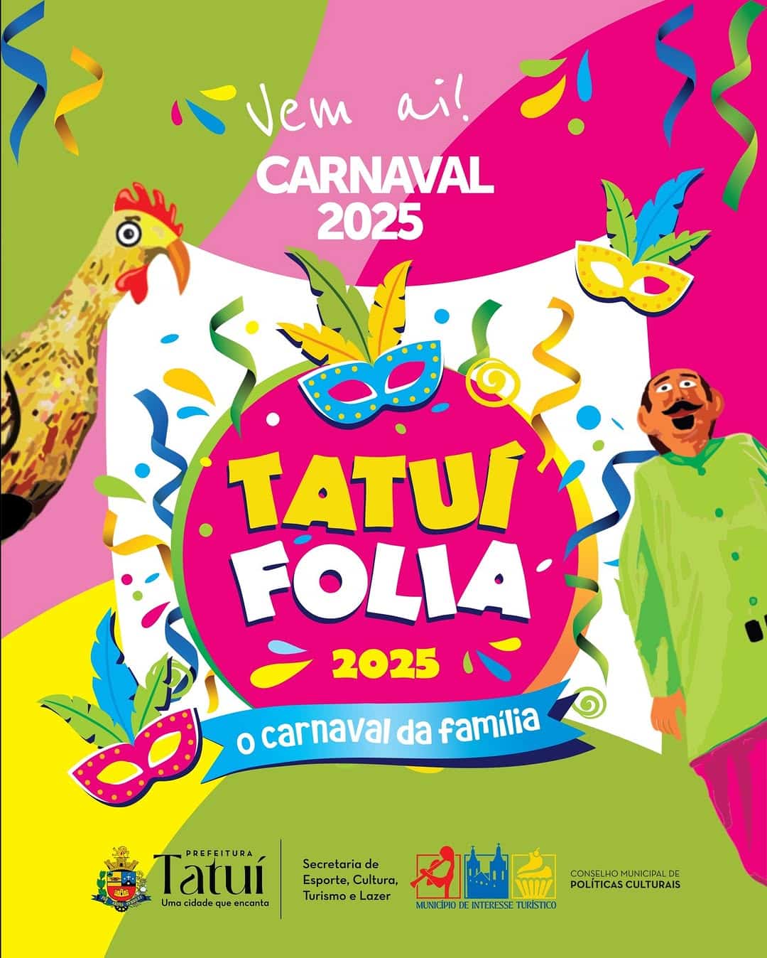 Confira a programa&ccedil;&atilde;o do Carnaval em Tatu&iacute;