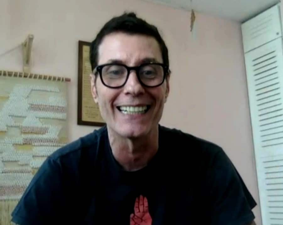 Dinho Ouro Preto em entrevista.
