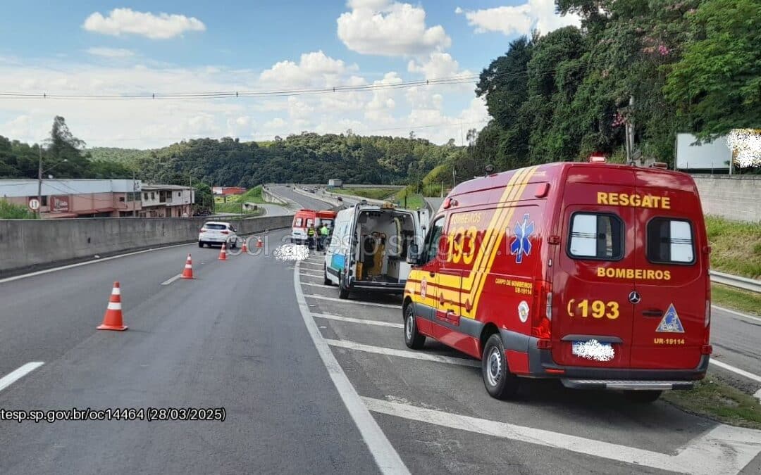 Motociclista morre após acidente e atropelamento em rodovia de Jundiaí