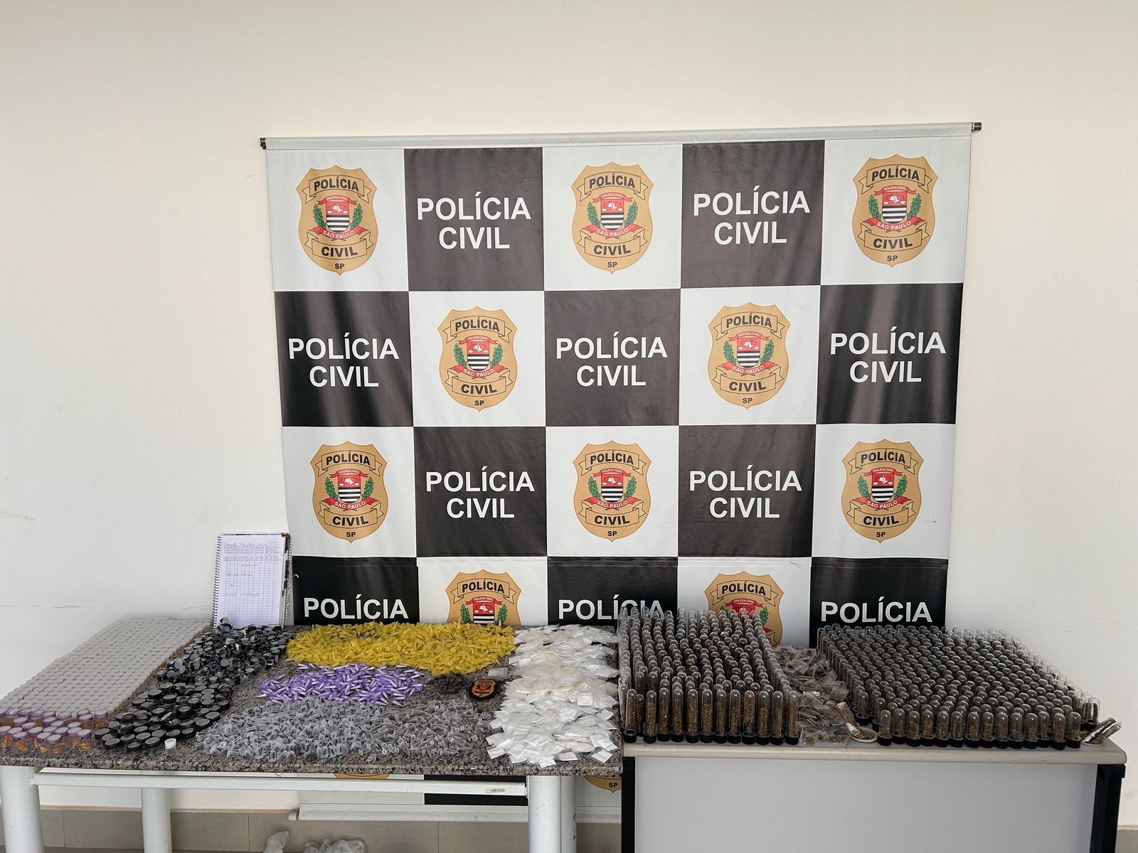 Pol&iacute;cia Civil apreende grande quantidade de drogas em opera&ccedil;&atilde;o em Votorantim