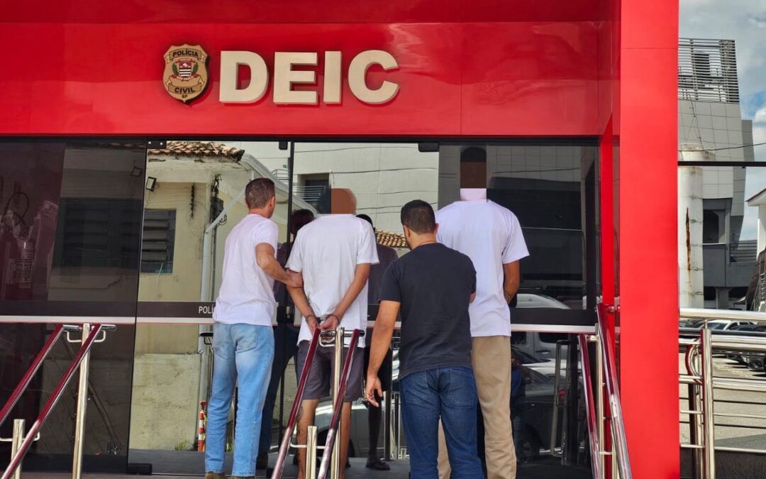 Polícia Civil prende suspeitos de homicídio e latrocínio em Sorocaba