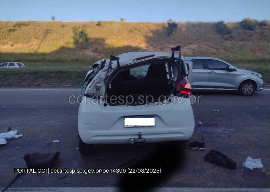 Grave acidente na Rodovia Santos Dumont deixa um morto e quatro feridos em Itu