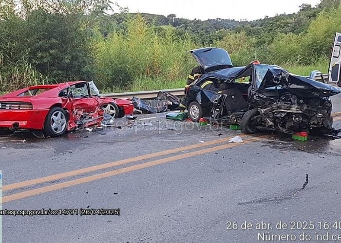 Estado dos ve&iacute;culos ap&oacute;s o acidente