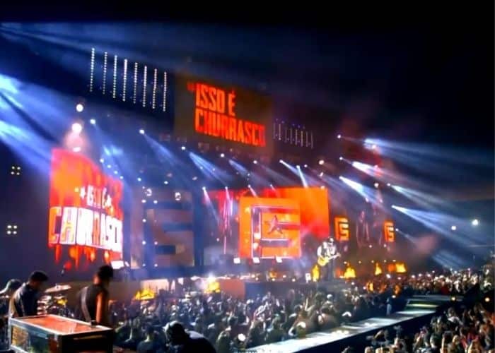 Palco de show.