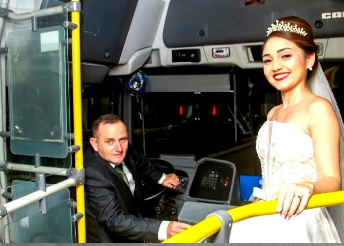 Ensaio fotogr&aacute;fico em terminal de &ocirc;nibus