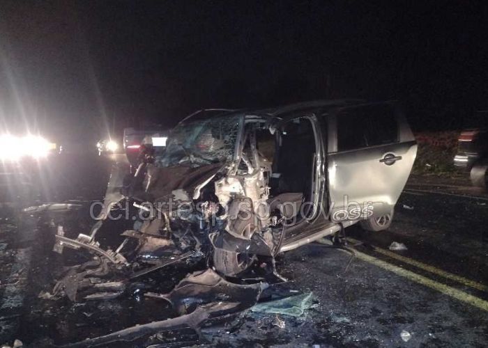 Acidente na Marechal Rondon em Tietê deixa um morto e três feridos graves
