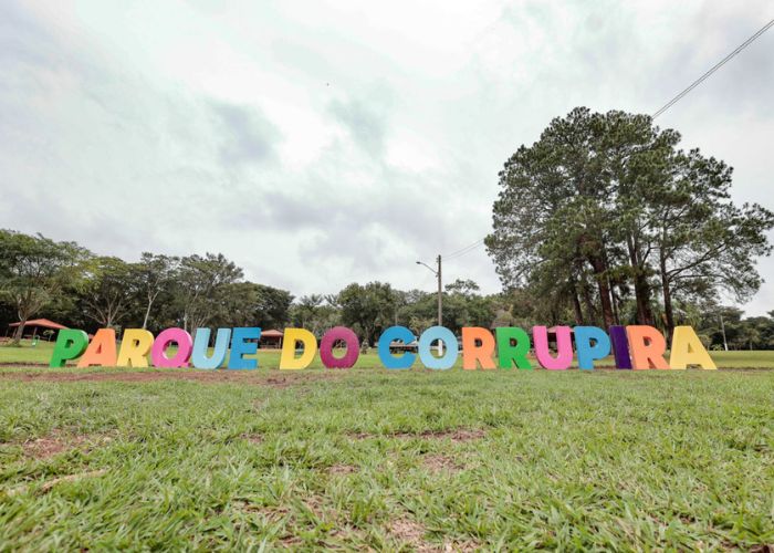 Letreiro do Parque do Corrupira