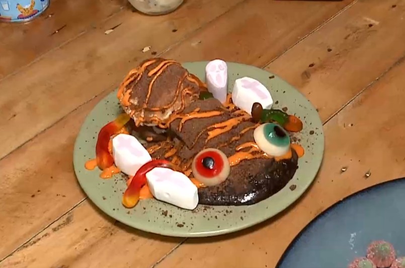 Doce com tem&aacute;tica de Halloween.