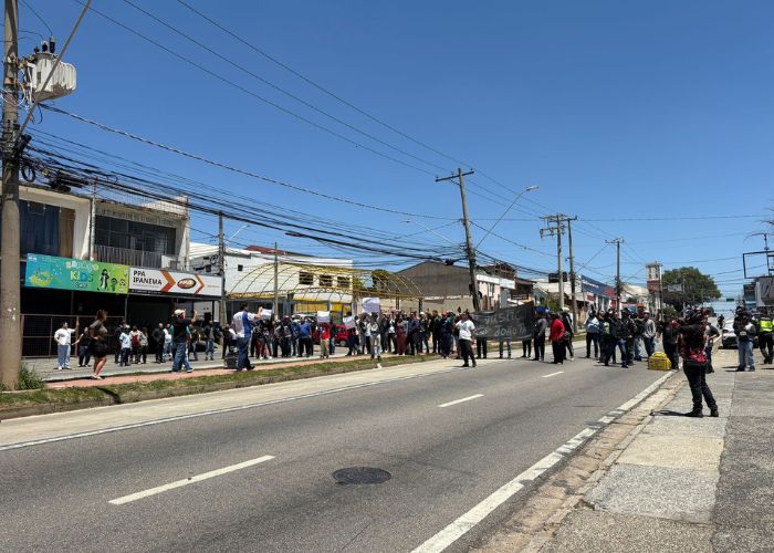 Protesto na Av. Ipanema