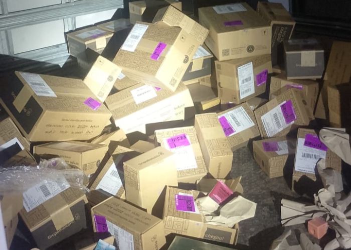 Guarda Municipal encontra caminhão e carga de perfumes, em Jundiaí