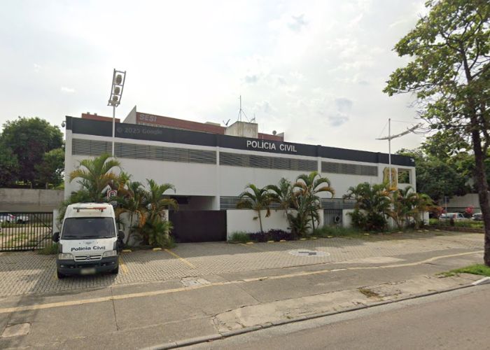 Fachada da Delegacia de Jundia&iacute;