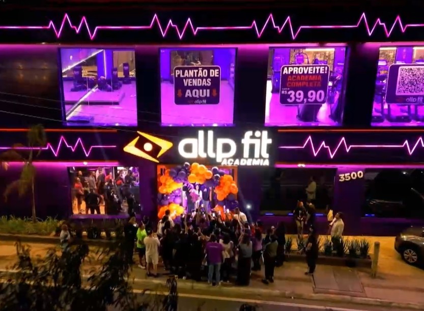 Fachada da Allp Fit.