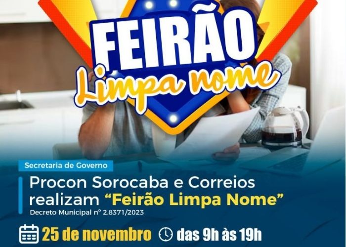 Imagem das informa&ccedil;&otilde;es do Feir&atilde;o Limpa Nome