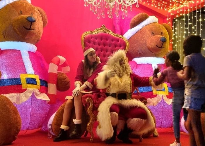 Imagem da casinha do Papai Noel
