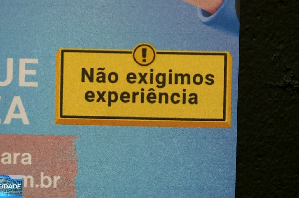 Imagem de placa de vagas de emprego