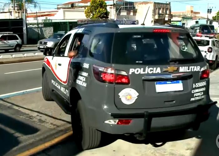 Viatura da Pol&iacute;cia Militar