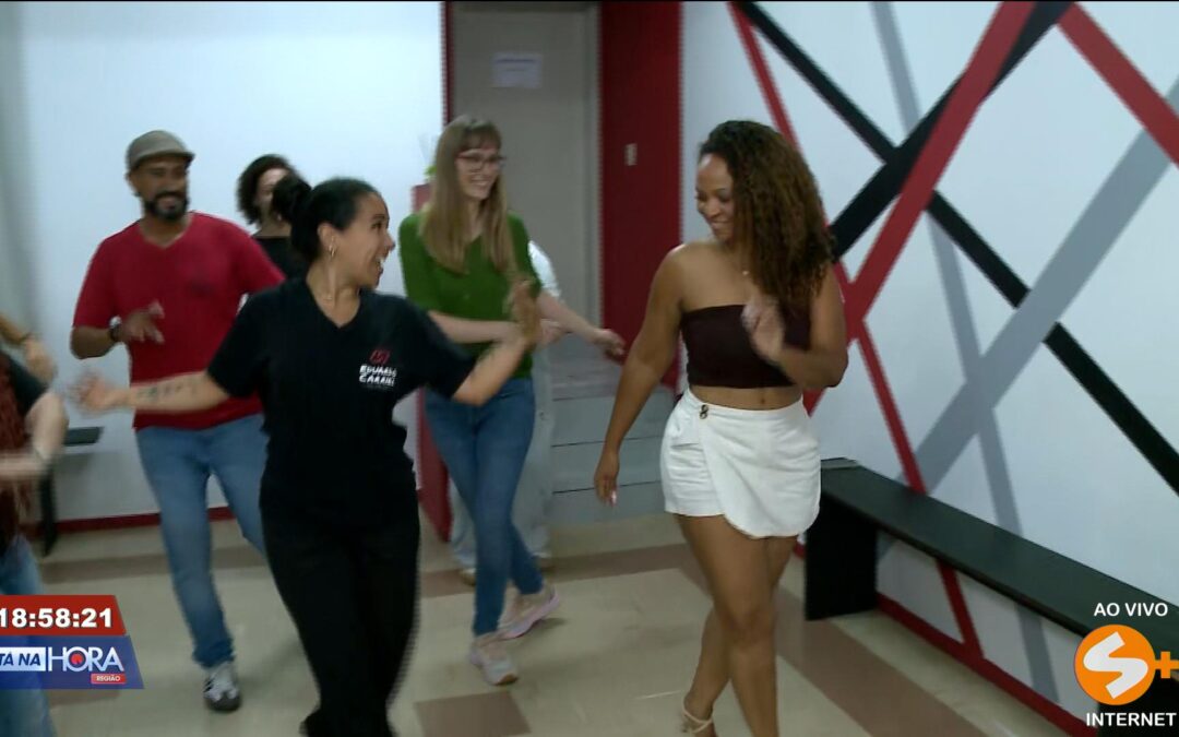 Repórter aprende técnica do samba no Tá na Hora Região
