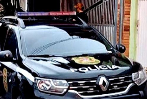 Viatura da Pol&iacute;cia Civil.