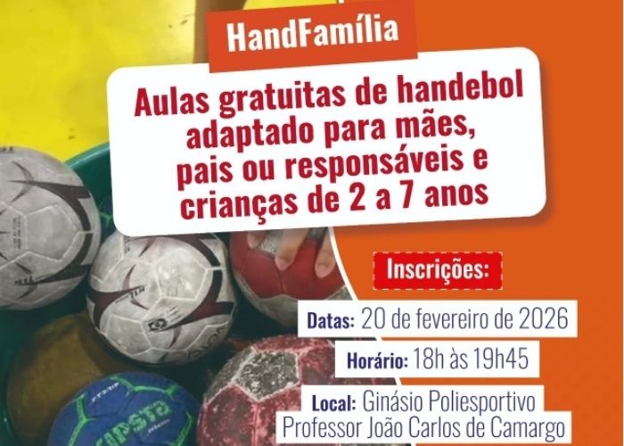 Inscrições para o projeto HandFamília em Votorantim