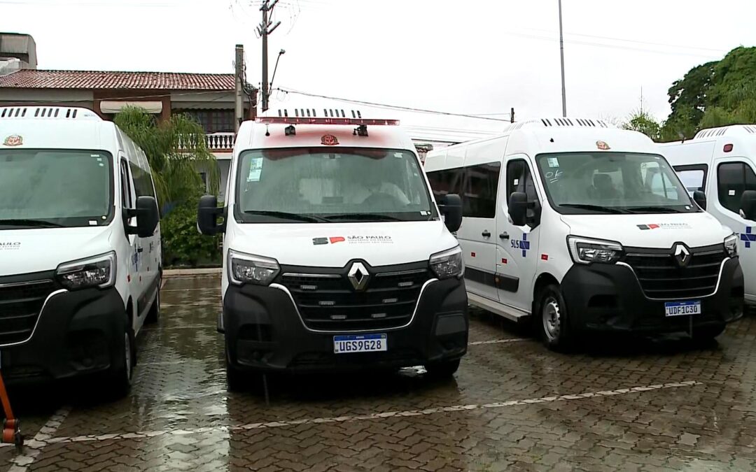 Cidades da região receberão ambulâncias e vans para reforçar a saúde