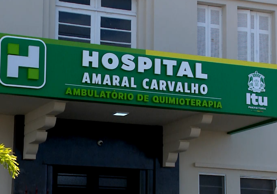 Imagem da fachada do hospital.