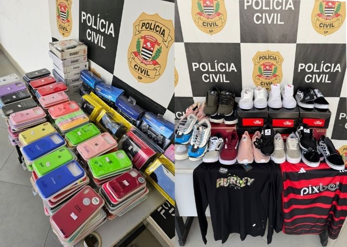 Polícia Civil apreende produtos suspeitos de falsificação em Votorantim