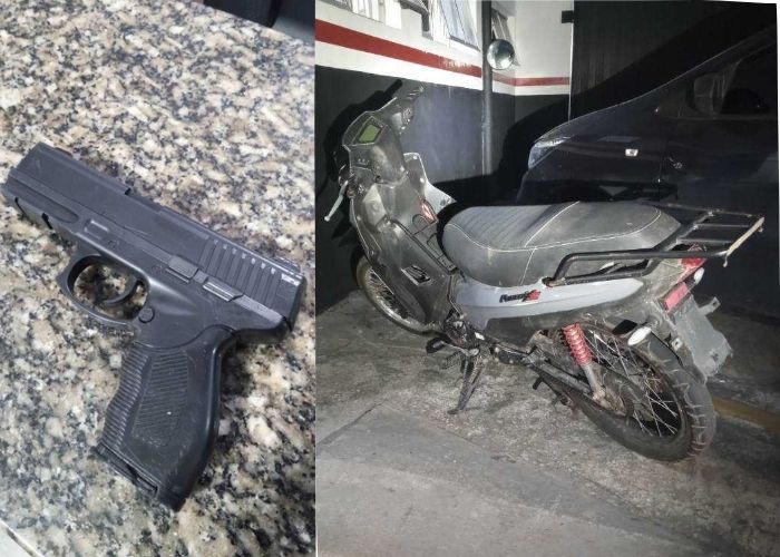 Adolescentes são detidos após tentativa de fuga com motocicleta irregular