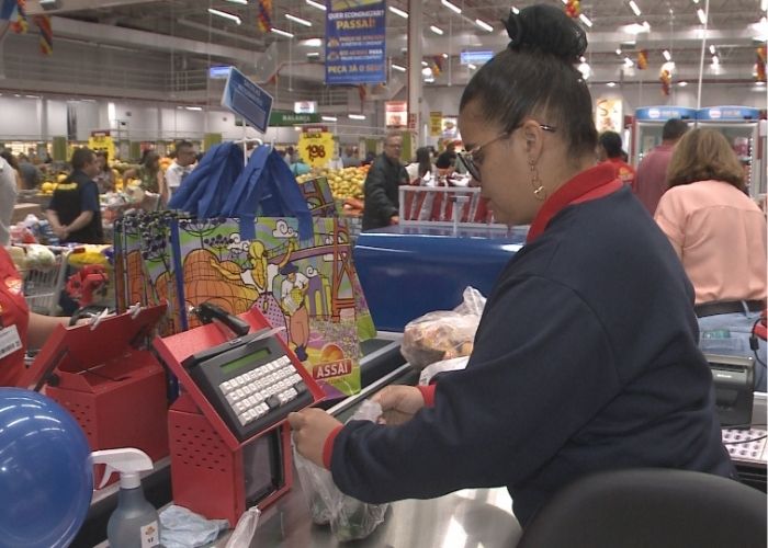 caixa de supermercado