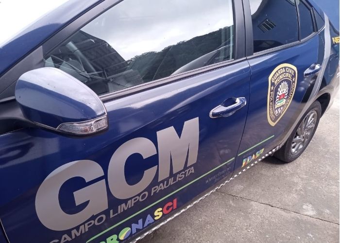 Imagem da viatura da GCM de Campo Limpo Paulista