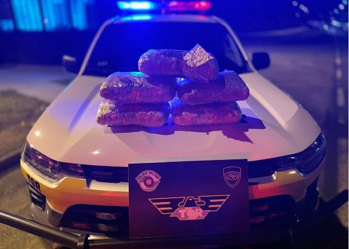 Imagem da apreens&atilde;o de drogas