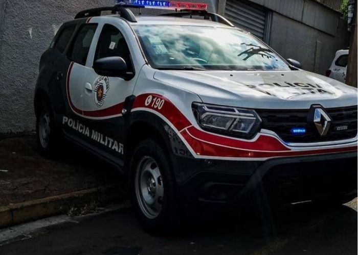 Imagem de uma viatura da PM
