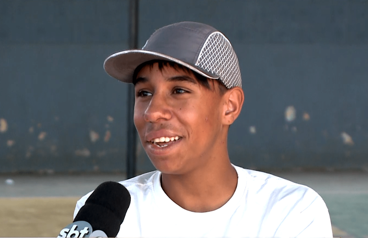Imagem do menino chamado Neymar, morador de Campo Limpo Paulista.